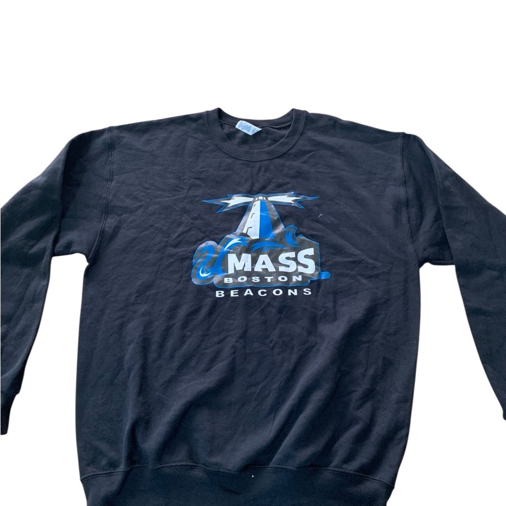 UMass Boston Beacons Crewneck Navy Sweatshirt